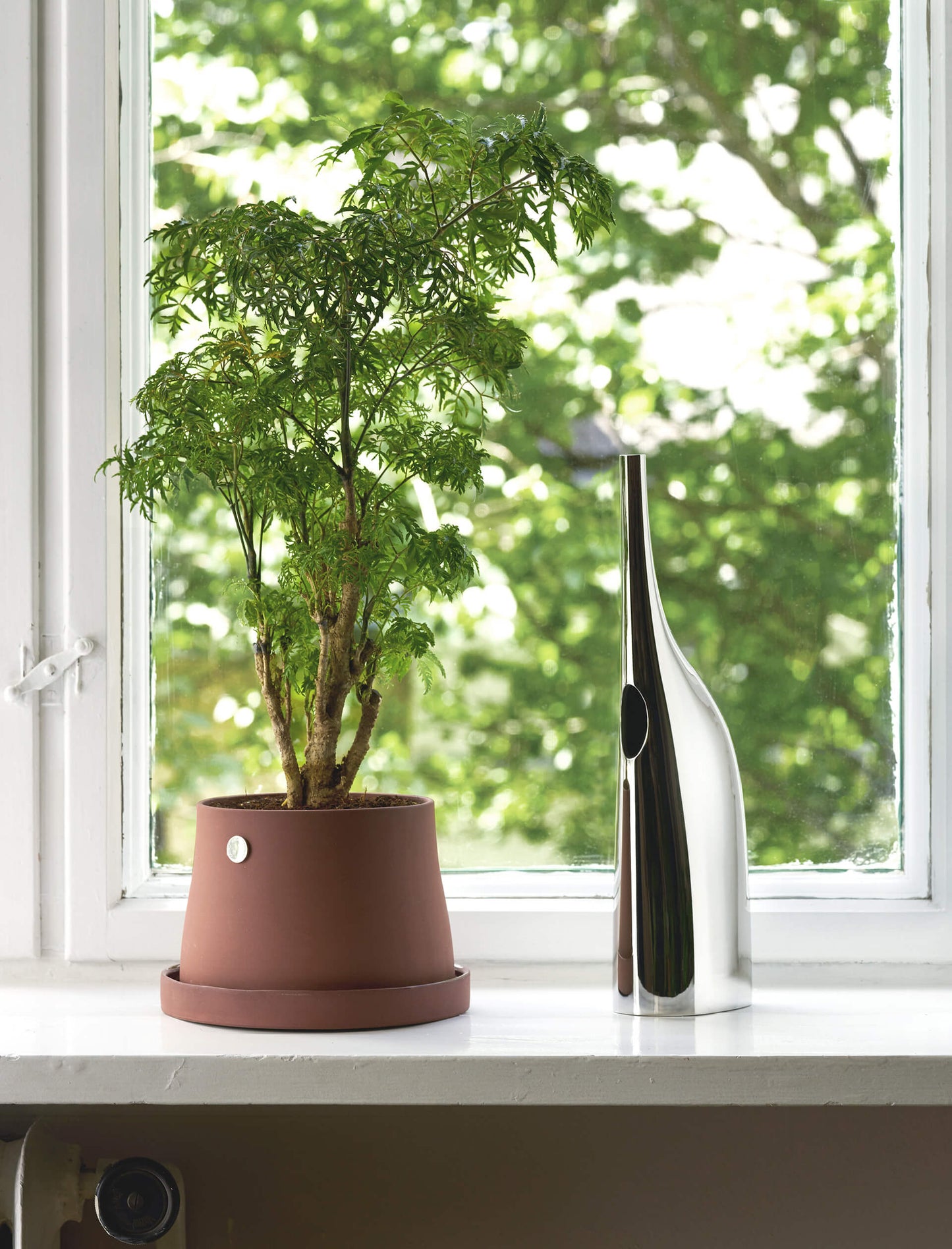 Terra Pot & Saucer Medium