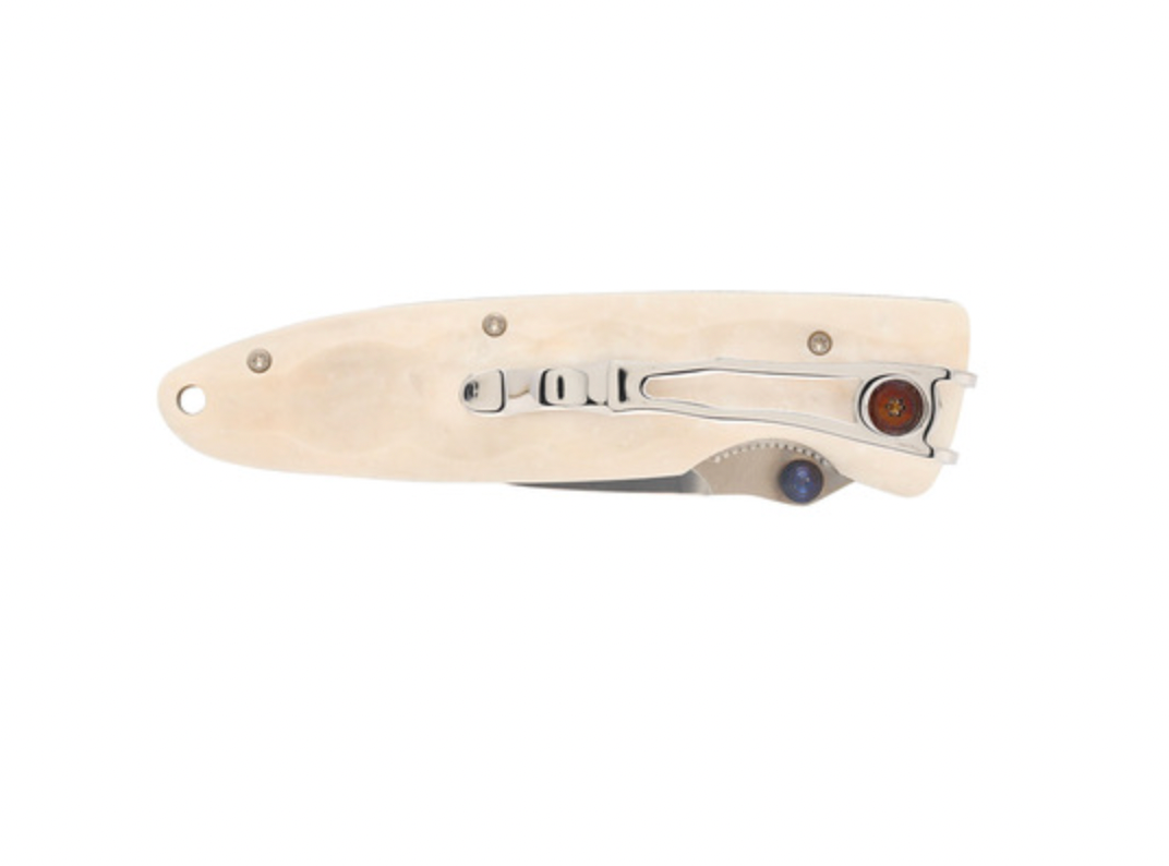 Mcusta MC-0126D Elite VG-10 Core Damascus Blade Corian Handle 4.5" Folding Knife