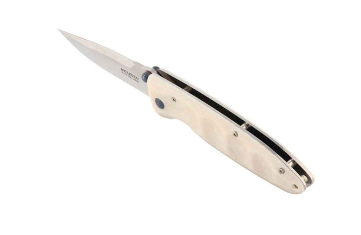 Mcusta MC-0126D Elite VG-10 Core Damascus Blade Corian Handle 4.5" Folding Knife