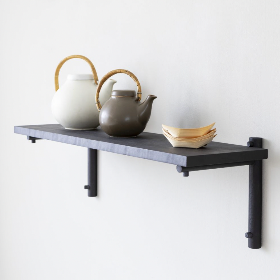 Tikas Wall Shelves Black Birch