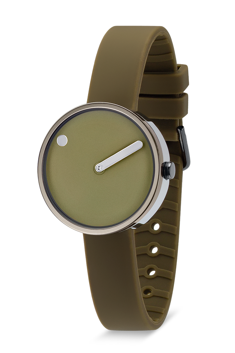 PICTO Watch 30mm | Army Dial | Army Silicone Strap
