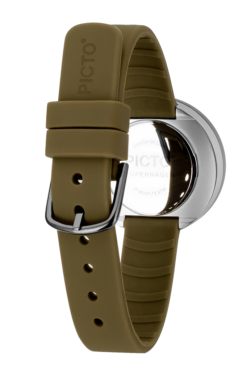 PICTO Watch 30mm | Army Dial | Army Silicone Strap