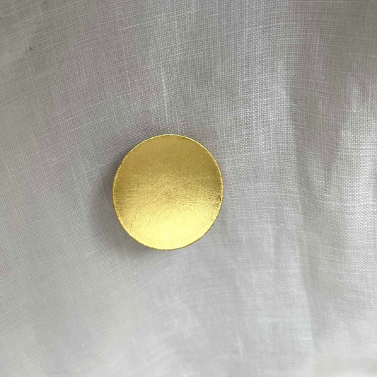 Little Bowl ø21 x 8mm Brooch Cylinder with Gold Rim