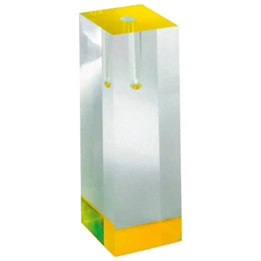 Acrylic Vase in Yellow