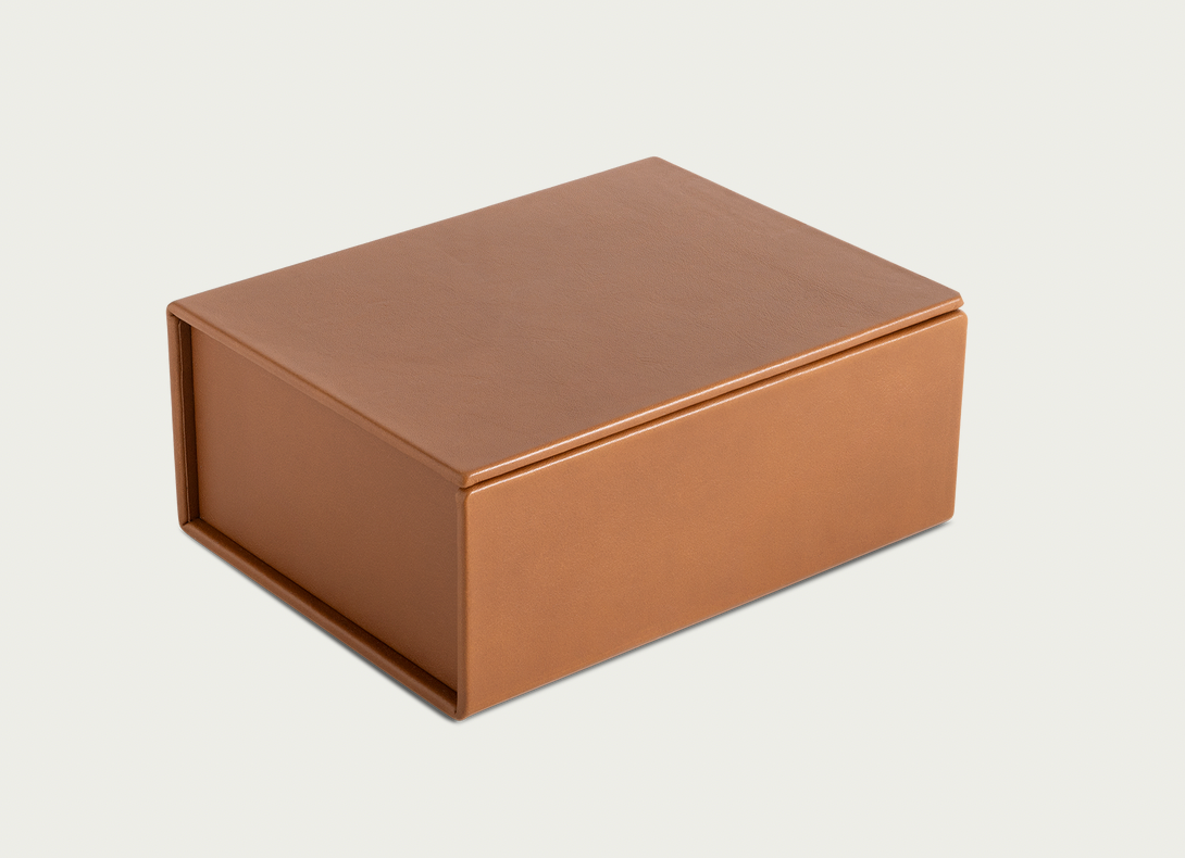 Bookbox Fusion Leather Cognac