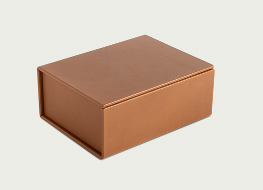 Bookbox Fusion Leather Cognac