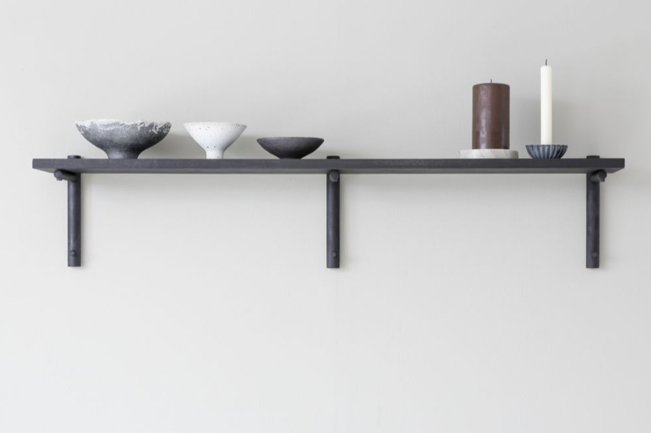 Tikas Wall Shelves Black Birch