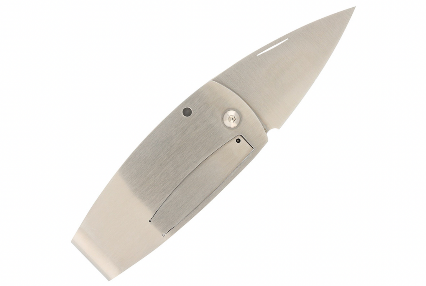 Mcusta MC-84 Kamon Fuji Money Clip AUS-8 Stainless 2.9" Folding Knife