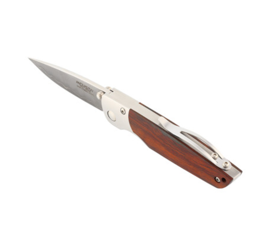 Mcusta MC-0143G Shinra Mixture Teana SPG2 San Mai Ironwood 3.87" Folding Knife