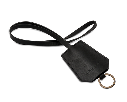 Keyring, Long Strap, Leather